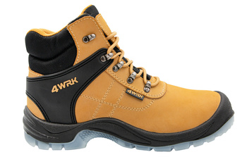 TRZEWIKI ROBOCZE buty ochronne Z PODNOSKIEM antyprzebiciowe piaskowe S3 r43