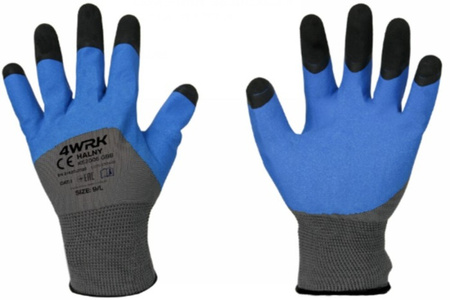 RĘKAWICZKI ROBOCZE rękawiczki lateksowe CHROPOWATE PIANKA LATEX 11/XXL