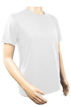 T-SHIRT MĘSKI KOSZULKA PRZEWIEWNA GŁADKA BAWEŁNA TSHIRT SPORTOWY BIAŁY XL