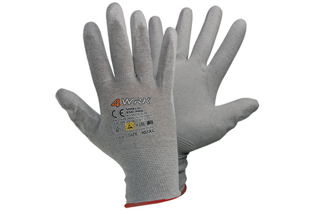 RĘKAWICE ROBOCZE ESD PRO ANTYSTATYCZNE NYLON 11/XXL