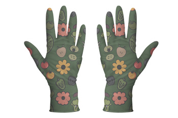 RĘKAWICZKI OGRODOWE robocze Rękawice do ogrodu ZIELONE DAMSKIE MĘSKIE 8-M