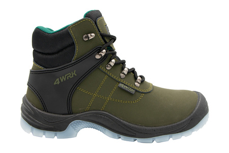 TRZEWIKI ROBOCZE buty ochronne Z PODNOSKIEM antyprzebiciowe oliwkowe S3 r45