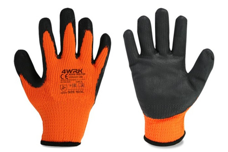 RĘKAWICE ROBOCZE ZIMOWE rękawiczki zimowe BAWEŁNIANE CIEPŁE LATEX11/XXL
