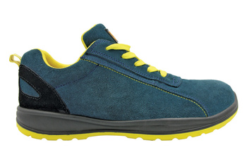 LEKKIE PÓŁBUTY ROBOCZE buty SPORTOWE skórzane obuwie ochronne PODNOSEK R47