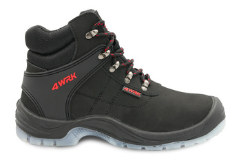 TRZEWIKI ROBOCZE buty ochronne Z PODNOSKIEM antyprzebiciowe czarne S3 r42