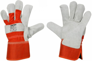 RĘKAWICE ROBOCZE SKÓRZANE rękawiczki robocze WO SKÓRA WZMOCNIONA 10,5/XL