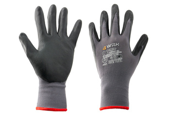 NYLONOWE RĘKAWICE ROBOCZE WYTRZYMAŁE NYLON SPANDEX NITRYL PVC XL-10