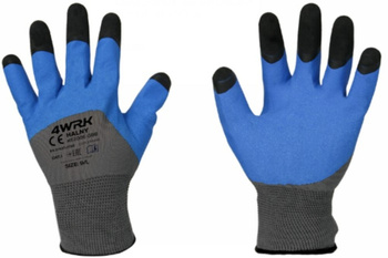 RĘKAWICZKI ROBOCZE rękawiczki lateksowe CHROPOWATE PIANKA LATEX 11/XXL