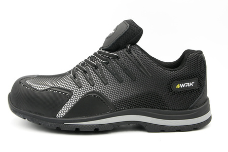 PÓŁBUT BUTY ROBOCZE Z PODNOSKIEM OCHRONNE S3 SR SZARO-CZARNE BHP R. 39